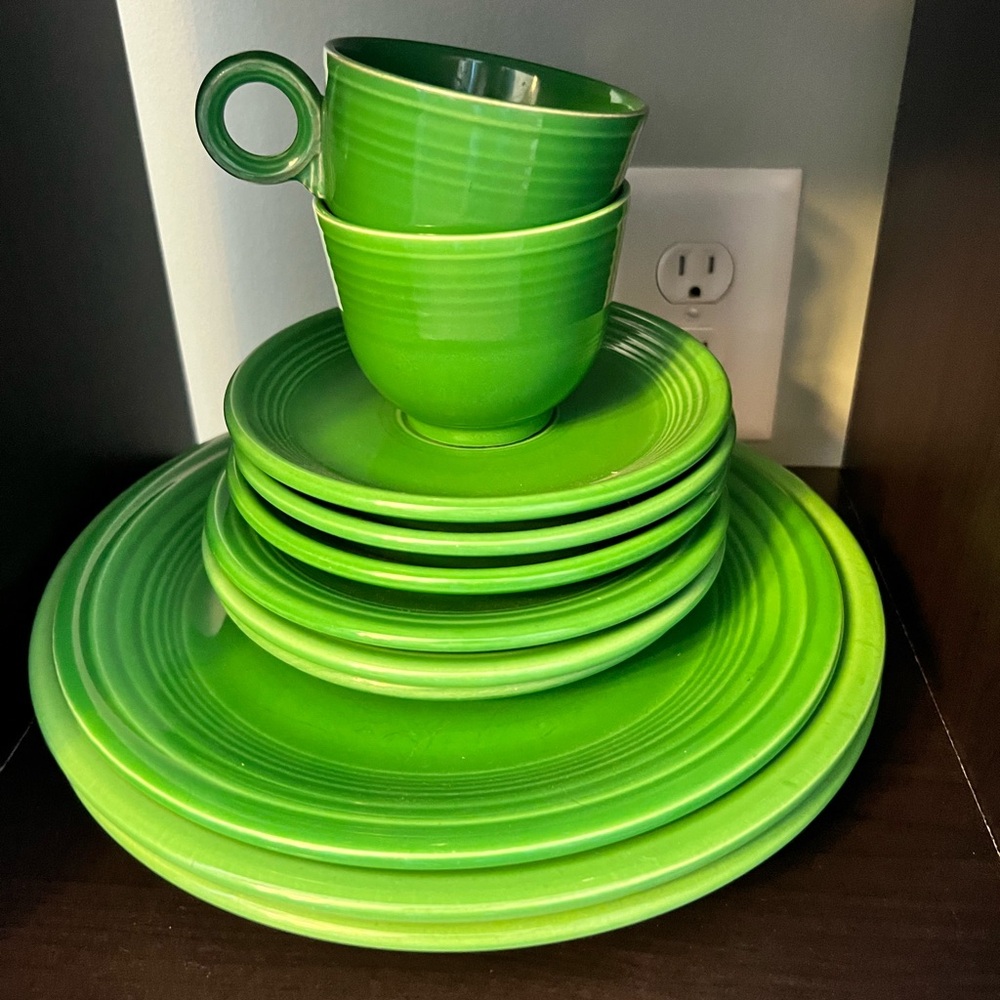 Fiesta Medium Green Salad Plates